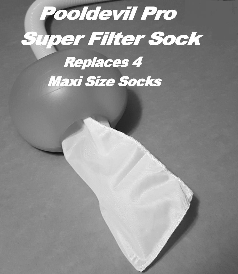 PoolDevil Sock Pool Devil Bag Automatic Surface Skimmer Super HD Filter Replace