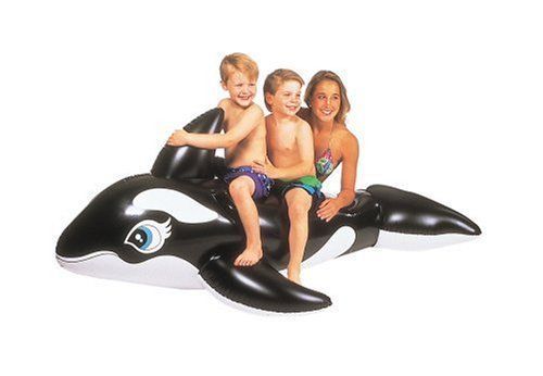 Shamu Whale Ride On Pool Float 76" long